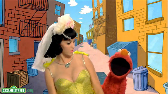Katy Perrys Gastauftritt in der Sesamstraße ist nur im Internet zu sehen