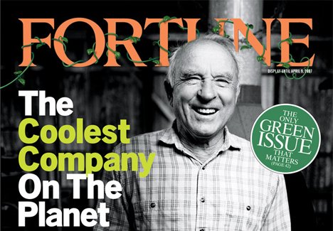 Das Cover des Fortune-Magazines zeigt 2007 Patagonia-Gründer Yvon Chouinard
