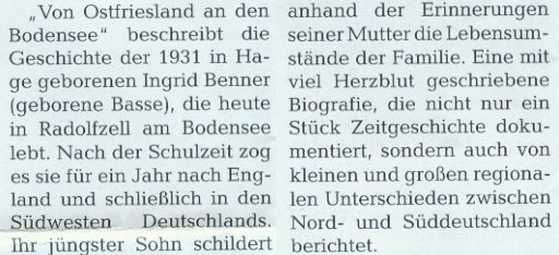 Ostfriesland-Magazin 06-2011, S.110, Neue Bücher, Besprechung