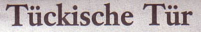 Frankfurter Allgemeine Sonntagszeitung, 20.11.11: Tückische Tür